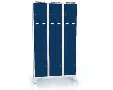 Cloakroom locker Z-shaped doors ALDUR 1 with feet 1920 x 1050 x 500